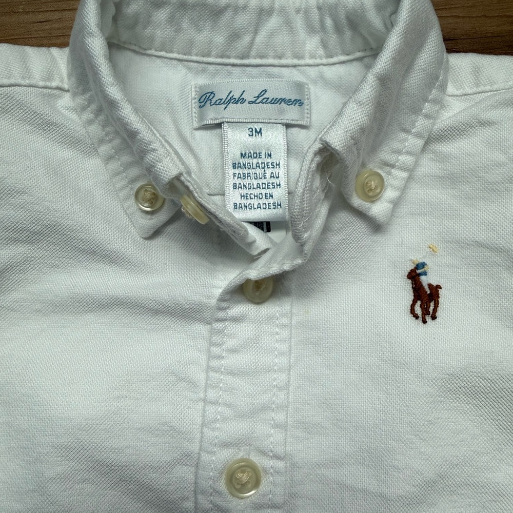 Baby Ralph Lauren Classic White Button Down
